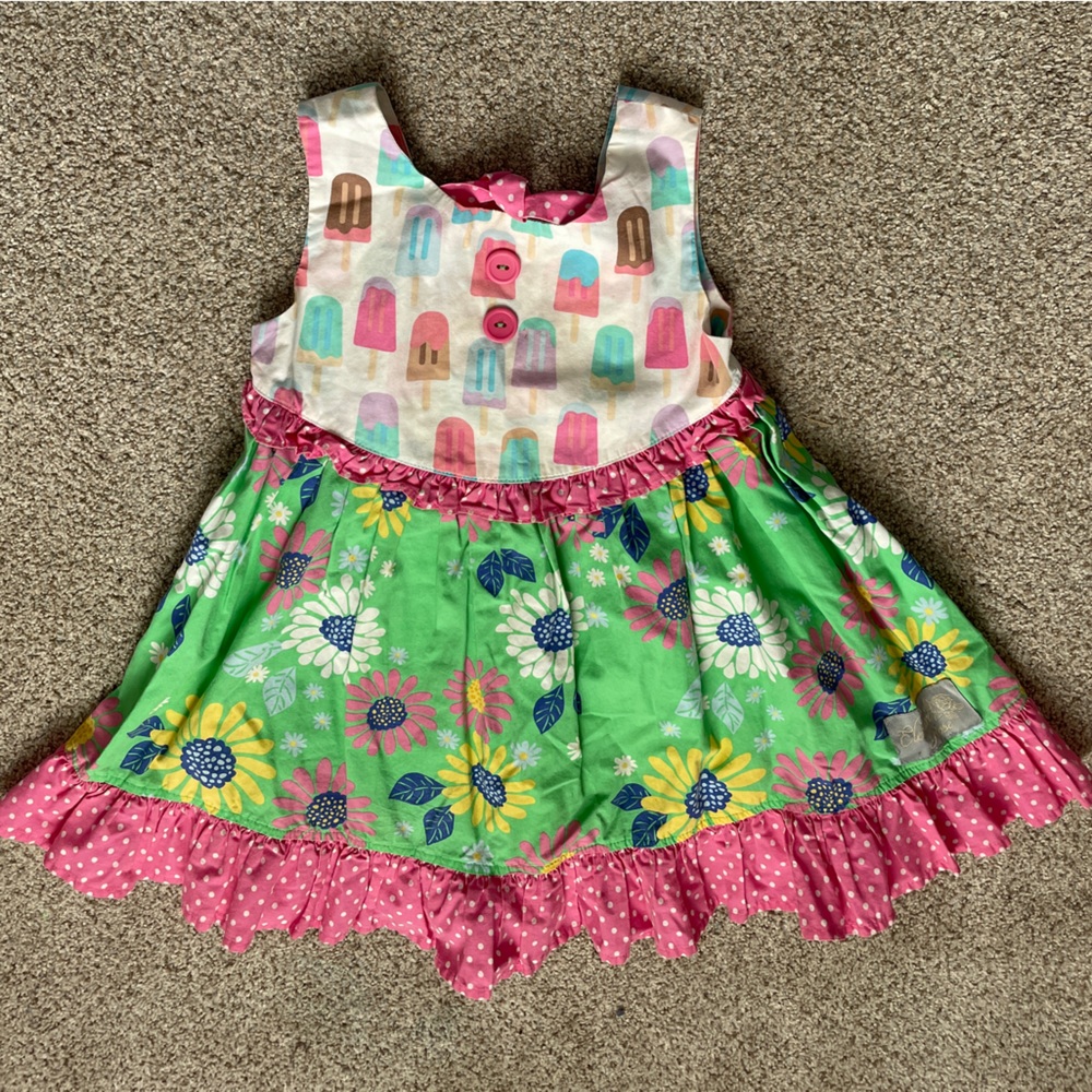 Eleanor Rose flower and popsicle dress
